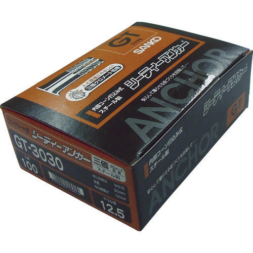 サンコー シーティーアンカー スチール製 GT-3040 100 本