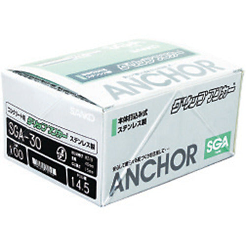 Sanko Grip Anchor Stainless Steel SGA-16M 25 Pieces