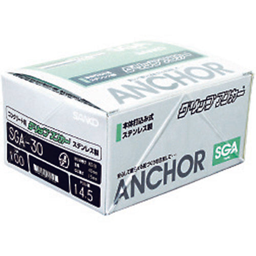 Sanko Grip Anchor Stainless Steel SGA-8M 100 Pieces