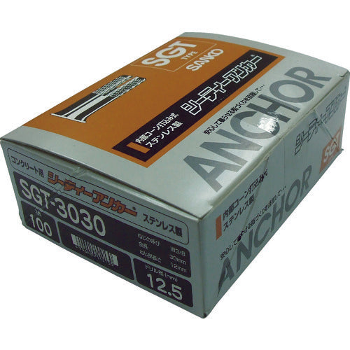 サンコー シーティーアンカー ステンレス製 SGT-3030 100 本