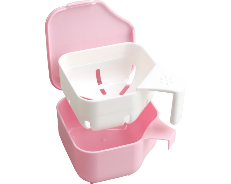 デントクリアカップ 入れ歯洗浄用 / 239-003990-00 ピンク 1 個