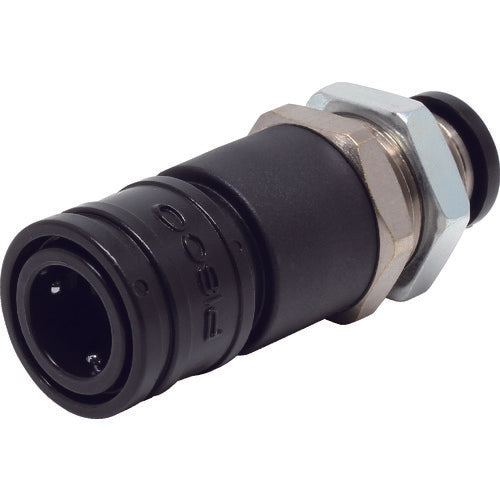 PISCO 튜브 피팅 라이트 커플링 격벽 타입 소켓(15타입) φ8용 CPS15M-8B 1개