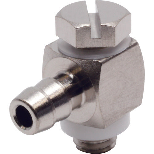 PISCO ミニマル継手 ユニバーサルエルボ 6×4.0 接続口径M5×0.8 LH-0640-M5 1 個