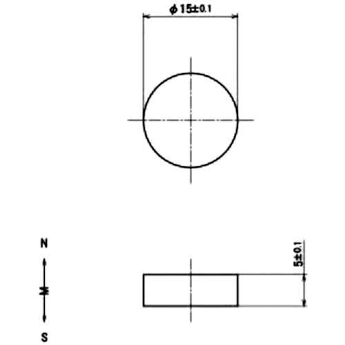 MAGNA 사마륨 코발트 자석 원형 (5개입) 2-10155 1봉