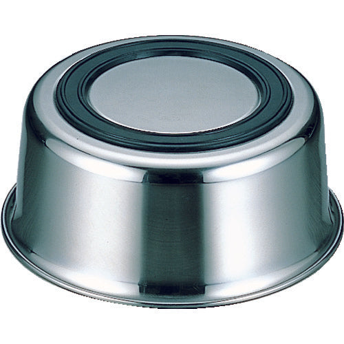 SUGICO Stainless Steel Water Bucket 220 x H93 2.7L with Rubber MAU-22G 1 pc