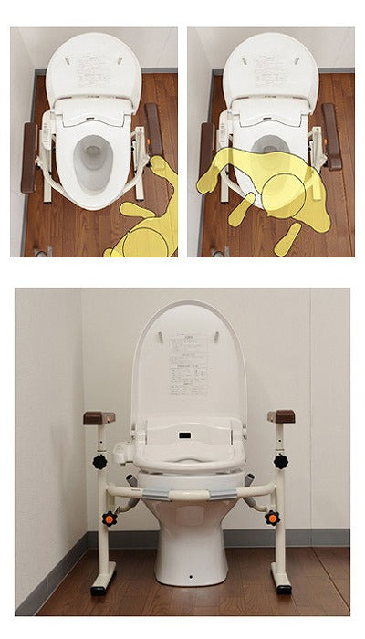 서양식 화장실용 슬라이드 난간(스테인리스) / PN-L53001 1대