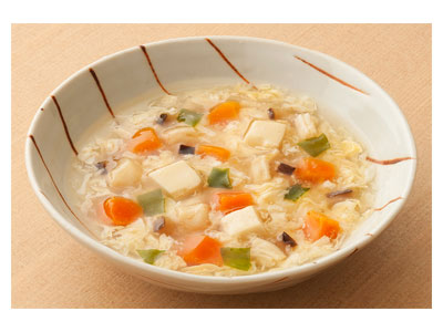 キユーピーやさしい献立 Y2-16 貝柱の彩りかきたま / 20144 100g 1 個