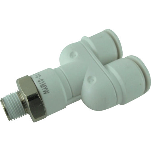 치요다 파이브 메일 브랜치 와이 W(흰색) 10 mm·R1/8 F10-01MYW 1개