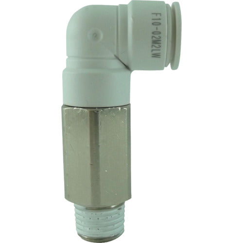 치요다 호스 피팅 파이브 롱메일 엘보 W(흰색) 10mm・R1/4 F10-02M2LW 1개