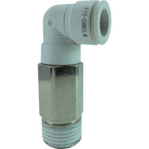 치요다 호스 피팅 파이브 롱메일 엘보 W(흰색) 12mm・R1/2 F12-04M2LW 1개