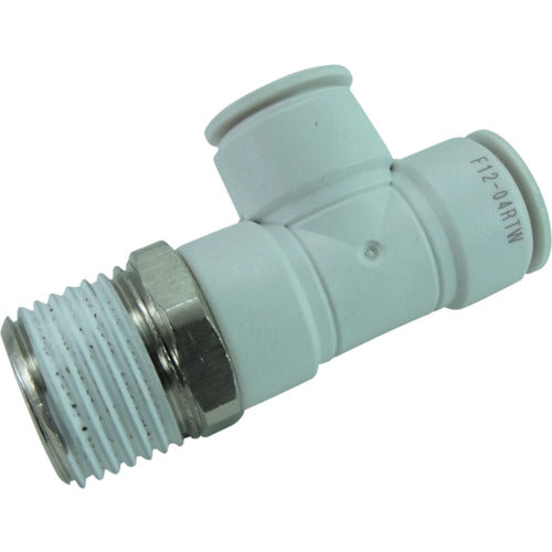 치요다 호스 피팅 파이브 메일 런티 W(흰색) 12mm・R1/2 F12-04RTW 1개