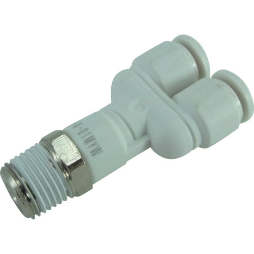 치요다 파이브 메일 브랜치 와이 W(흰색) 4 mm·R1/8 F4-01MYW 1개