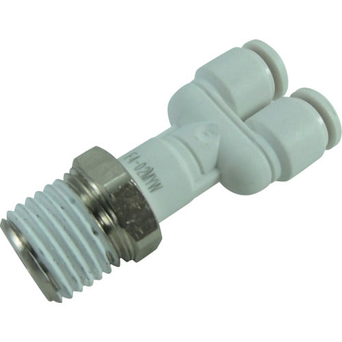 치요다 파이브 메일 브랜치 와이 W(흰색) 4 mm·R1/4 F4-02MYW 1개