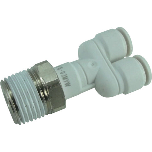 치요다 파이브 메일 브랜치 와이 W(흰색) 6 mm·R3/8 F6-03MYW 1개