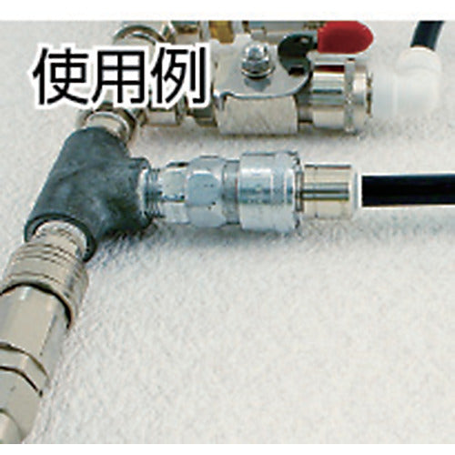 Chiyoda Five Built-in Coupling Straight Plug W (White) 6mm F6-PNW 1 pc