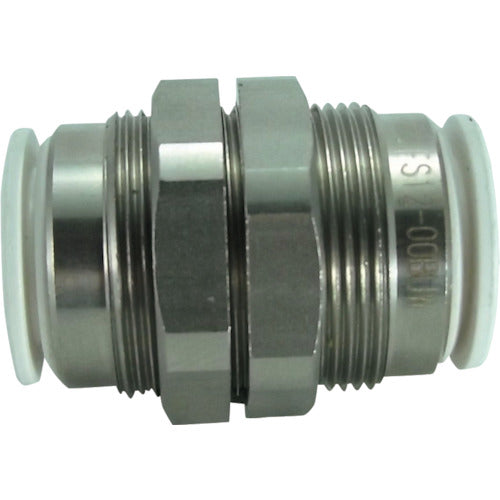 치요다 파이브 SUS 벌크 헤드 유니온 화이트 12mm FS12-00BUW 1개