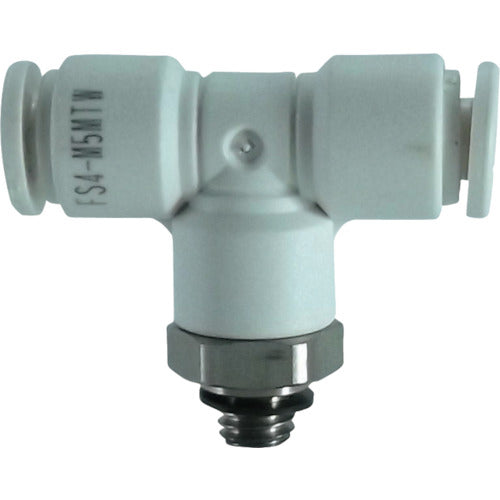 チヨダ ファイブSUSメイルブランチティ 白 4mm・M5X0.8 FS4-M5MTW 1 個