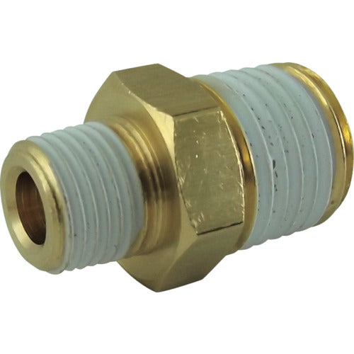 チヨダ 配管継手 異径ニップル R1/8・R1/4 D-1M-2M 1 個