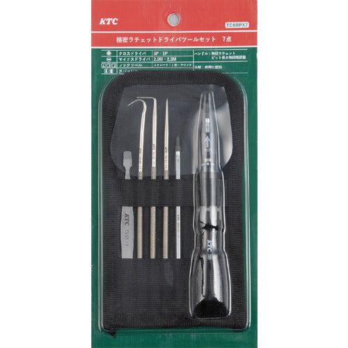 KTC Precision Ratchet Driver Tool Set TDBRPX7 1 S