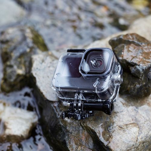エレコム アクションカメラ用アクセサリ ハウジングケース GoPro HERO9 Black 防水 クリア AC-GP9BWPCCR 1 個