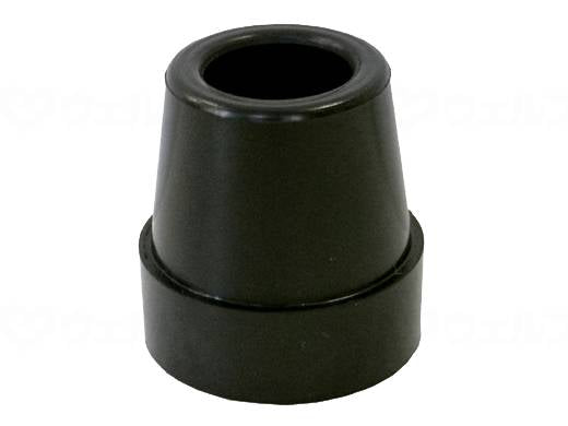 Shima Seisakusho Quad Cane Stylish Four-Point Rubber Cap (4 pieces) Black