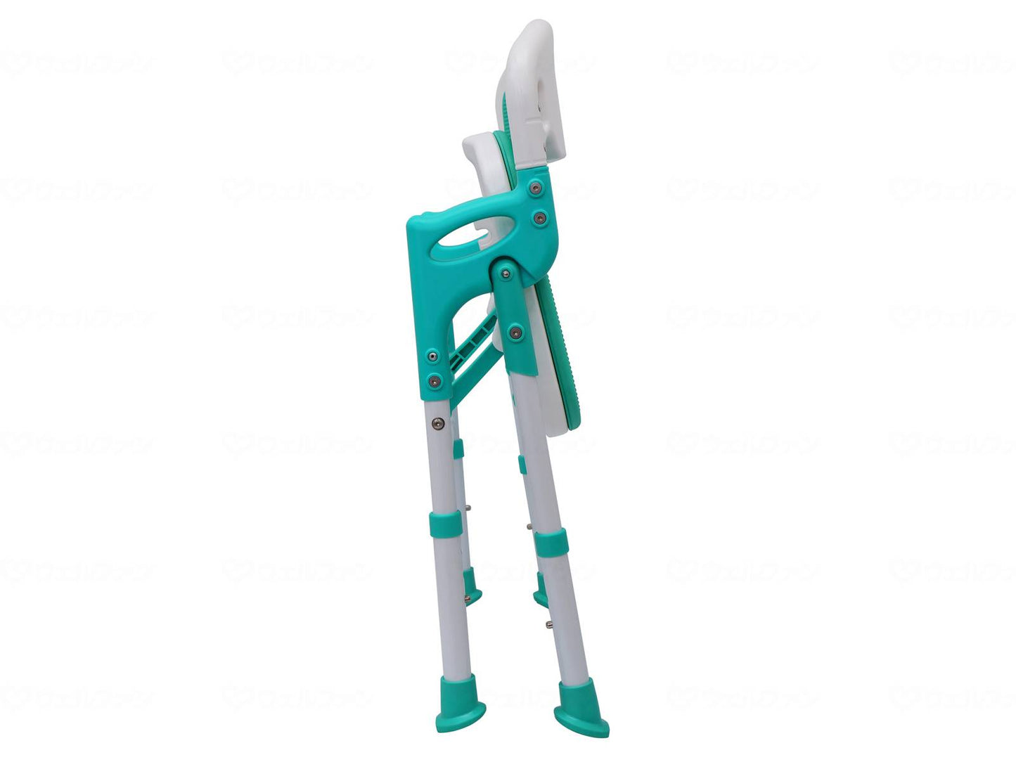 Shima Seisakusho folding shower chair Rakuyu SA light green