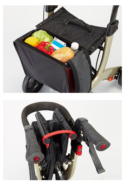 歩行車 リトルターン ロータイプ / 532-316 ワインレッド 1 台