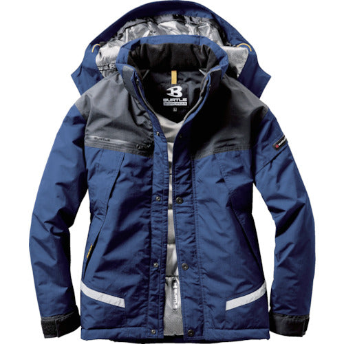 BURTLE Waterproof and Cold Weather Jacket 7610-3-L Navy 7610-3-L 1 pc