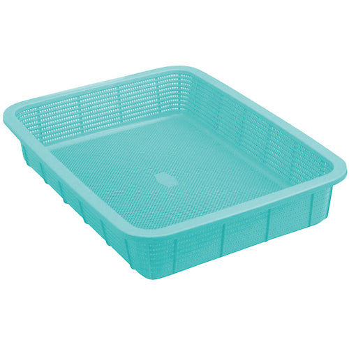 積水 角かご浅型 大 青 K5412B 1 個