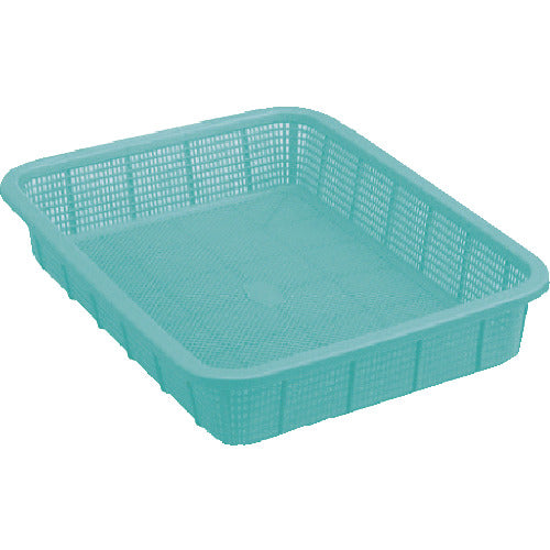 積水 角かご浅型 中 青 K542B 1 個