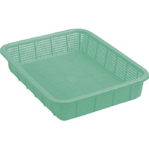 積水 角かご浅型 中 緑 K542G 1 個