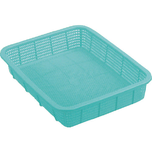 積水 角かご浅型 小 青 K543B 1 個