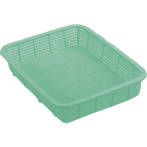 積水 角かご浅型 小 緑 K543G 1 個