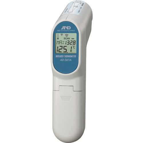 A&D 非接触型放射温度計 測定温度範囲−60〜500℃ AD5611A 1 個
