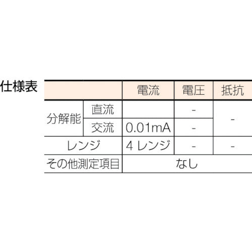マルチ 高精度クランプ式漏れ電流計 MODEL-140 1 台