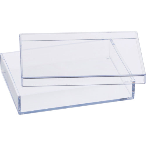 나비 플라스틱 폴리스티렌 케이스 데스코 BR-3A 뚜껑 부착 690502 1개