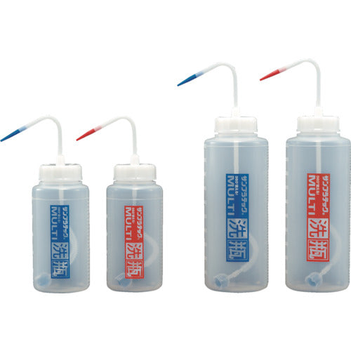 サンプラ マルチ洗瓶500ml青 17000 1 本