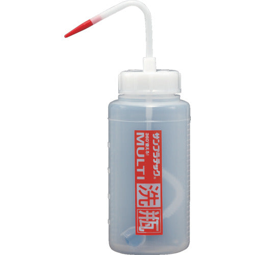 サンプラ マルチ洗瓶500ml赤 17001 1 本