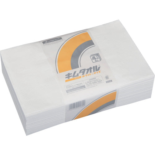 Crecia Paper Wiper Kimtowel White L Size 50 sheets x 12 bundles / 1Cs (box) = 600 sheets (61100 / 61101) 61101 1 CS