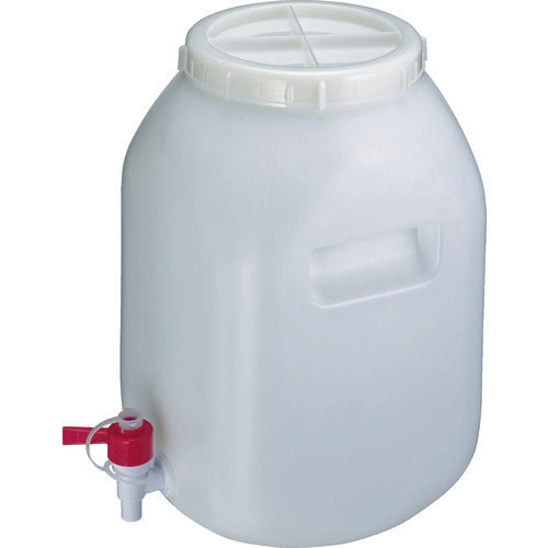 瑞穂 正角広口コック付20L 0369 1 個