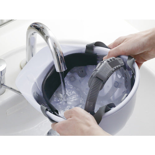 Midori Anzen Heat Shield Helmet SCH-12PCLVRA3 Windflow White/Smoke SCH-12PCLVRA3-UP-W/S 1 pc