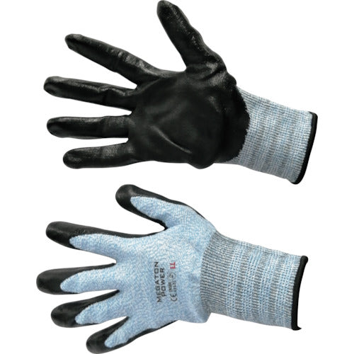 Fuji Gloves Megaton Power Cut Resistant Gloves Nitrile Coated 25-12 LL 25-12-LL 1 pair