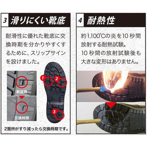 Midori Anzen Safety Shoes Rubber Tech RT910 Insulated 26cm RT910-ZETSUEN-26.0 1 pair