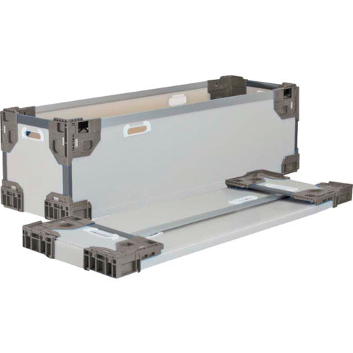 Riss Texel Hybrid Folding Container 637433 Long Folding Container RS-SM Gray/Gray 1090 x 365 x 250 TERSSMGYGY1090X365X250 1 pc