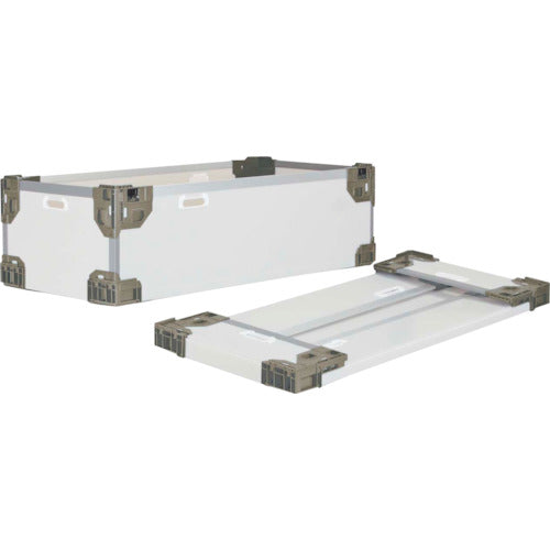 Risu Texel Hybrid Folding Container 637471 Long folding container TE-RS-SM Natural/Gray 1090 x 545 x 250 TERSSMNGY1090X545X250 1 piece