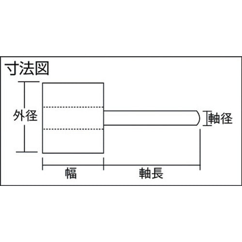 MURAKO 軸付フラップ金具無し 外径80 幅15 軸径6mm 80# KN8015 5 個
