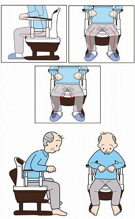 Anju Portable Toilet Jaspita Heating and Deodorizing / 533-905 Brown 1 unit