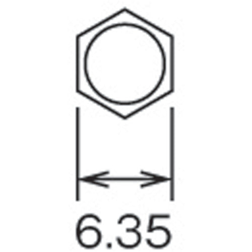 近江 六角6.35 溝9、13兼用差込 ヘキサゴンビット H8 全長100 V32XH8-100 10 本