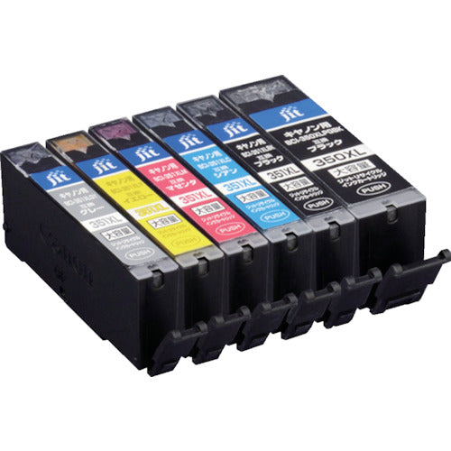 JIT Canon BCI-351XL + 350XL / 6MP compatible JIT recycled ink JIT-AC3503516PXL 6 colors (large capacity) JIT-AC3503516PXL 1 box