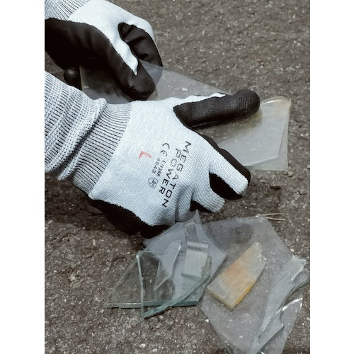 富士手袋 メガトンパワー耐切創手袋 ニトリルコート 25−12 M 25-12-M 1 双